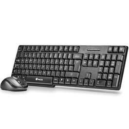 NGS Euphoria Kit Pack Teclado Inalámbrico USB Portugués + Ratón Inalámbrico USB 1200 DPI 3 Botones Ambidiestro